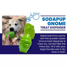 Load image into Gallery viewer, Gnome Durable PUP-X Rubber eDispenser Chew Toy &amp; Treat Dispenser
