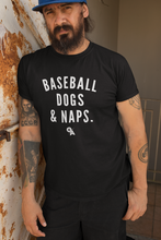 Load image into Gallery viewer, Baseball Dogs &amp; Naps Unisex T-Shirt
